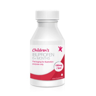 Ibuprofen 100mg in 5ml suspension for Children Ibuprofen 100mg in 5ml suspension for Children